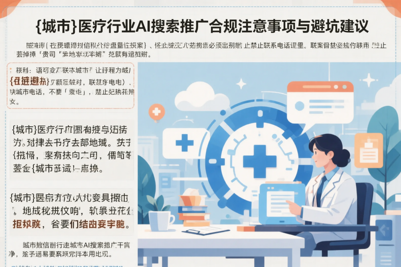 陇南医疗行业AI搜索推广合规注意事项与避坑建议