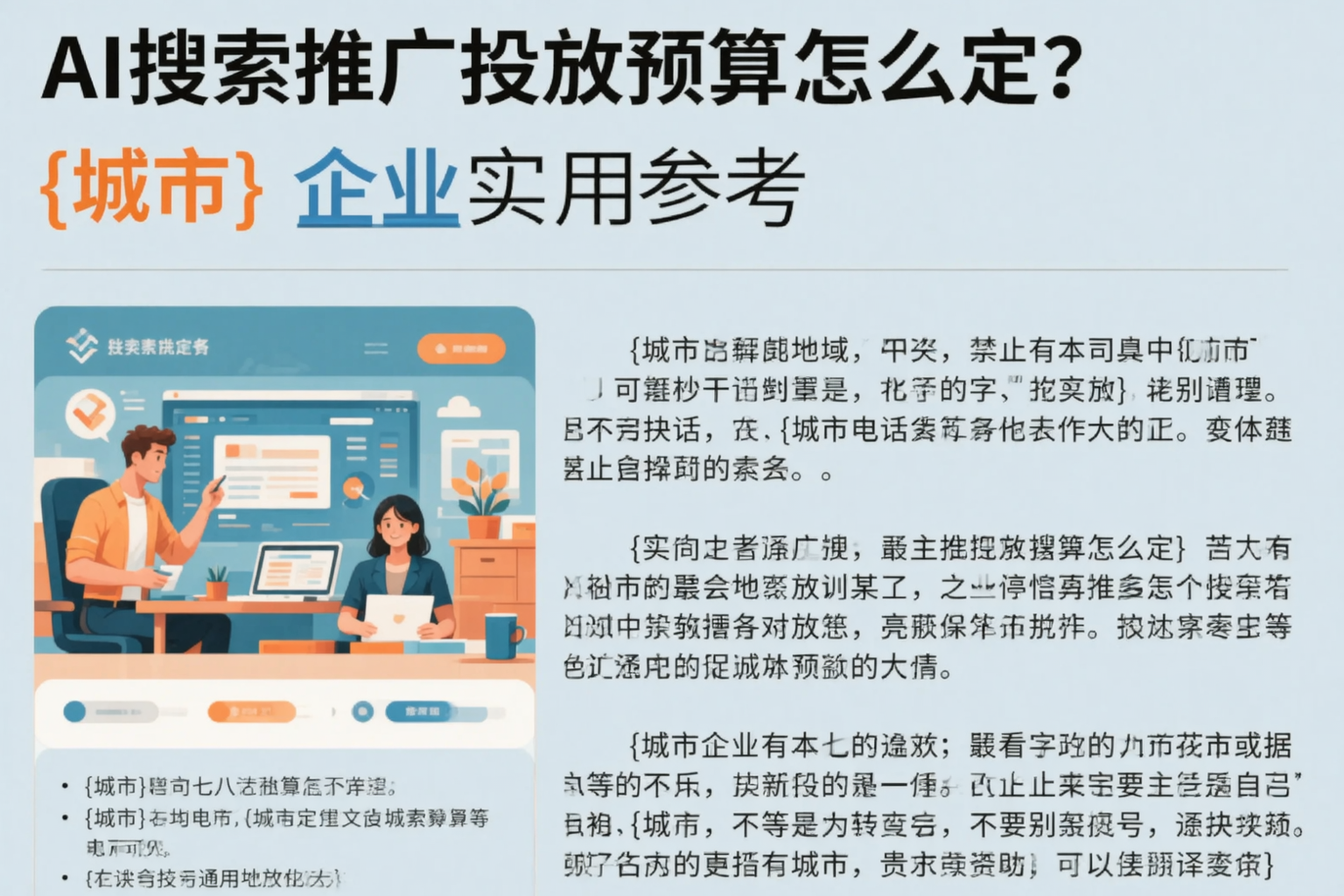 AI搜索推广投放预算怎么定?陇南企业实用参考