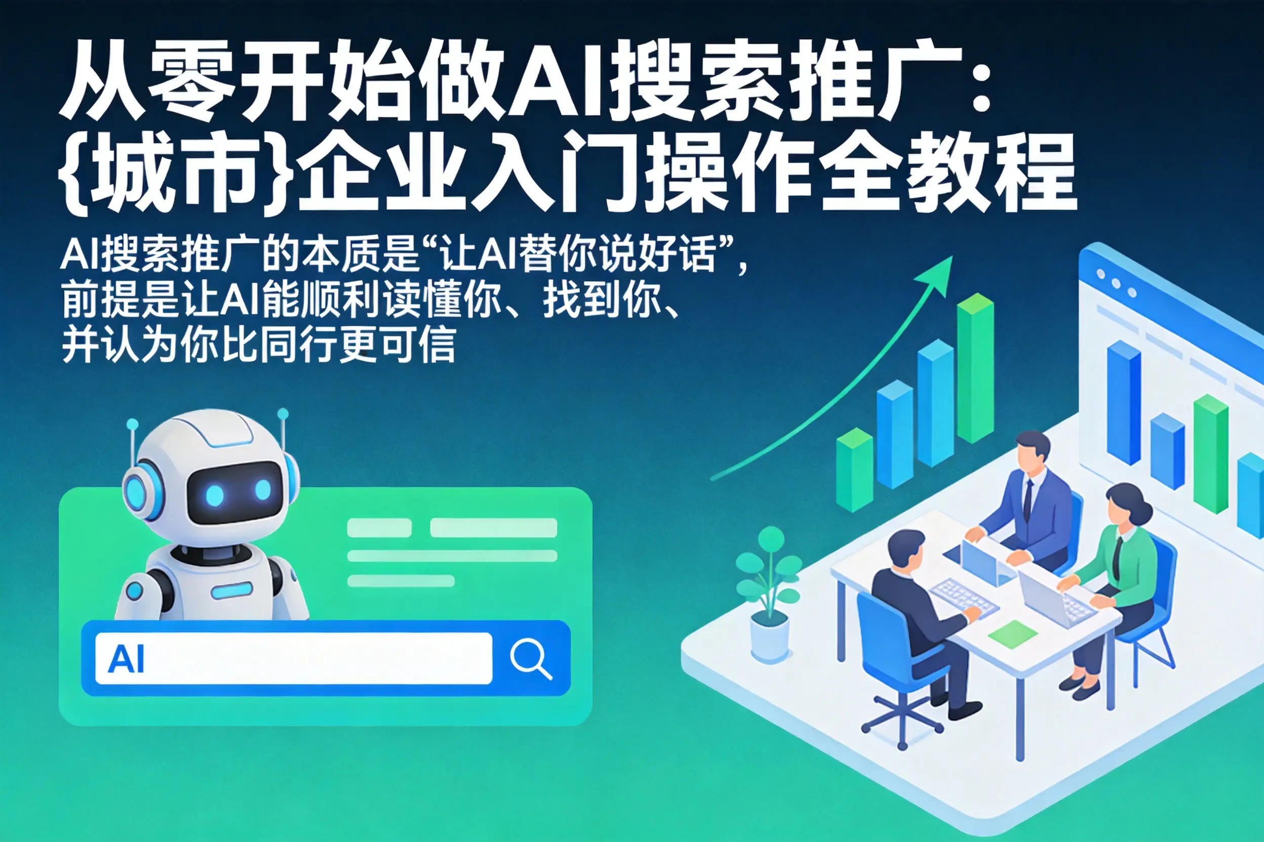 从零开始做AI搜索推广：陇南企业入门操作全教程