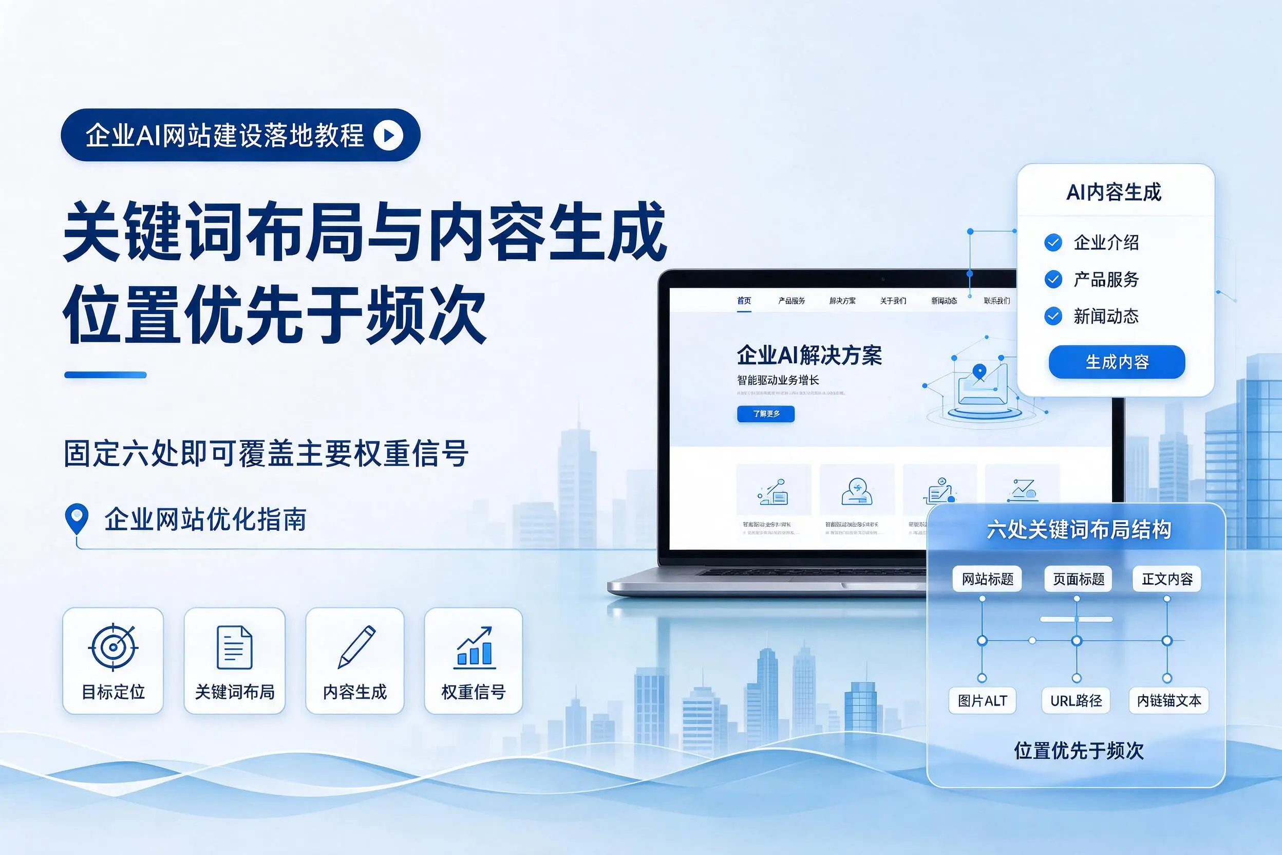 陇南企业AI网站建设落地教程：关键词布局与内容生成